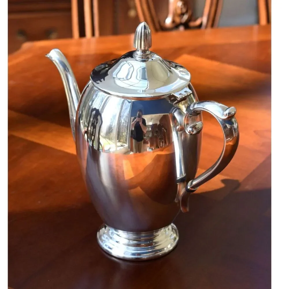 Bristol Plate Co. “39” Silverplate Teapot – Pattern 39 – Vintage